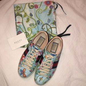 Gucci Unskilled Worker |  Blue Sneakers
